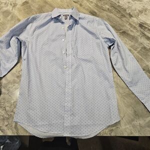 Van Heusen Light Blue Geometric Shirt